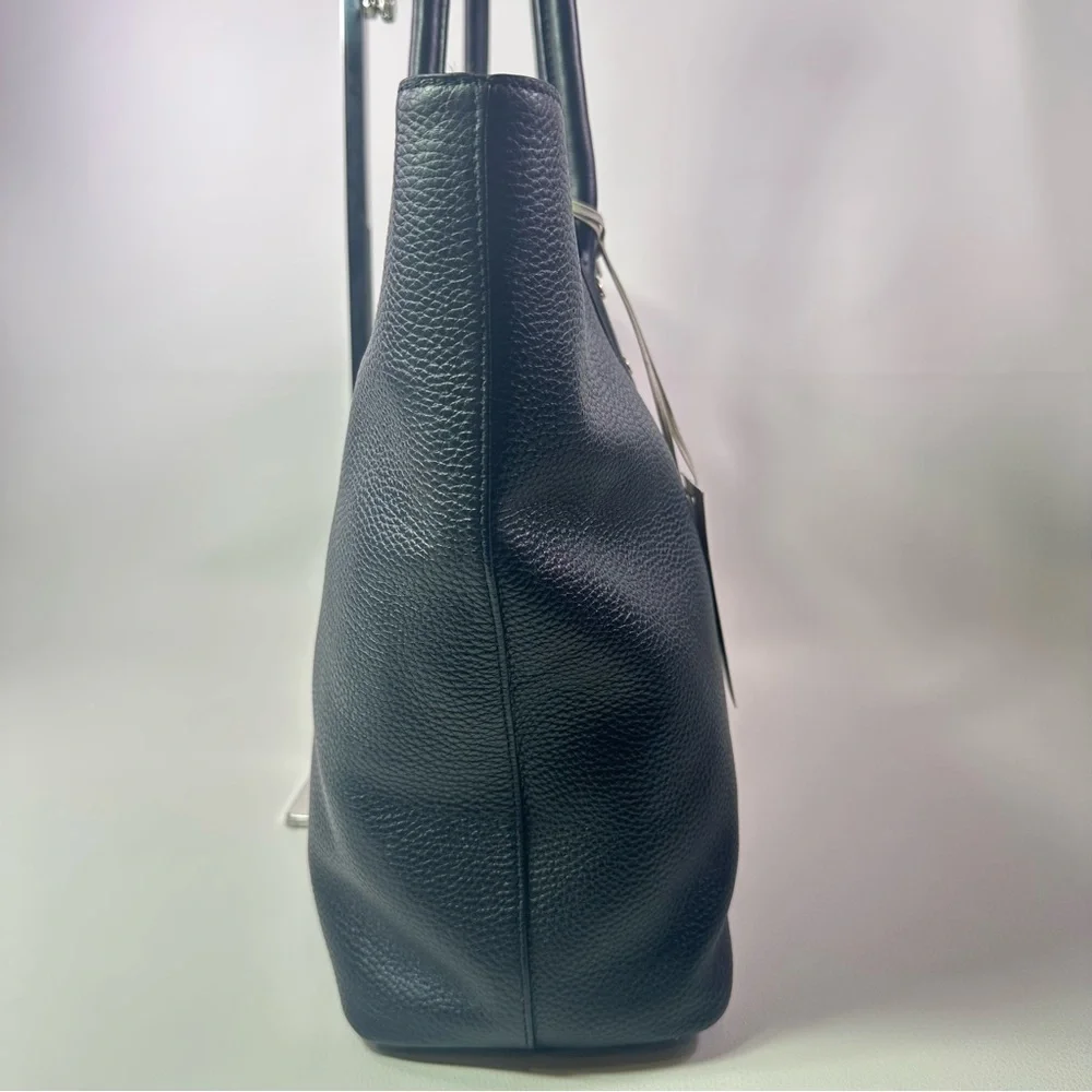 NEW RADLEY LONDON SOUTHWARK LANE BLACK LEATHER ZIP AROUND TOTE - Picture 10 of 14
